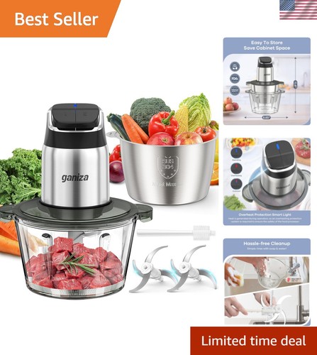 Food processor speed - 2-speed,